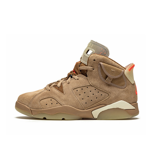 AIR JORDAN 6 RETRO PS "Travis Scott - British Khaki"