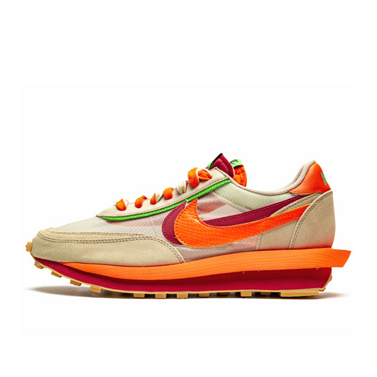 NIKE LD WAFFLE "Sacai x Clot - Net Orange Blaze"