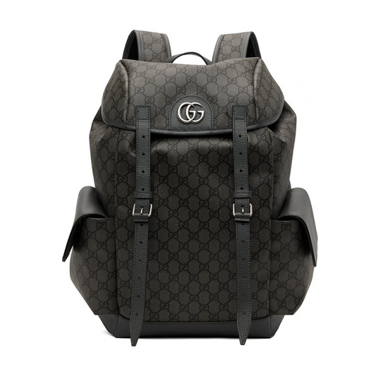 GUCCI Gray Medium Ophidia Backpack
