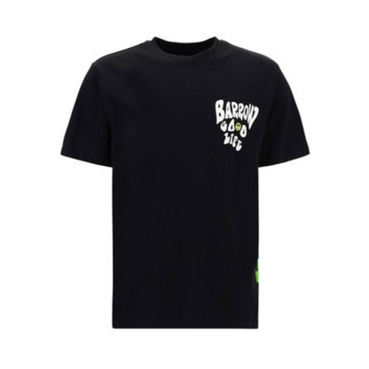 BARROW MEN'S BLACK OTHER MATERIALS T-SHIRT