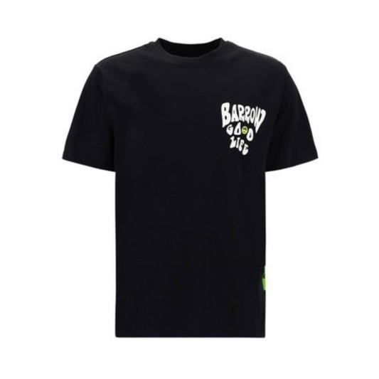 BARROW MEN'S BLACK OTHER MATERIALS T-SHIRT
