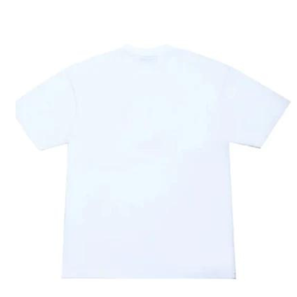 Drew House Mascot - White Distress Smiling Face Short Sleeve T-shirt Unisex
