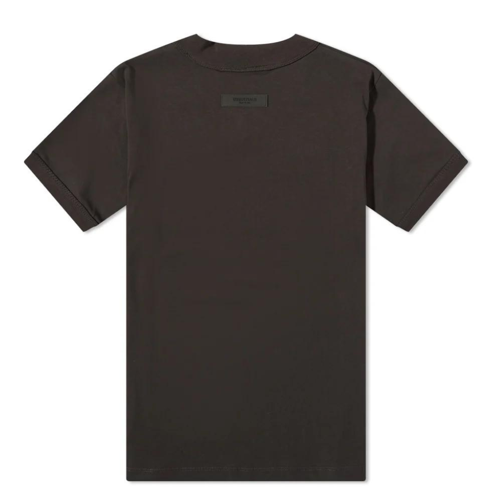 FEAR OF GOD ESSENTIALS V-NECK LOGO TEE IRON