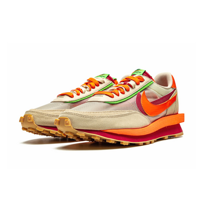 NIKE LD WAFFLE "Sacai x Clot - Net Orange Blaze"
