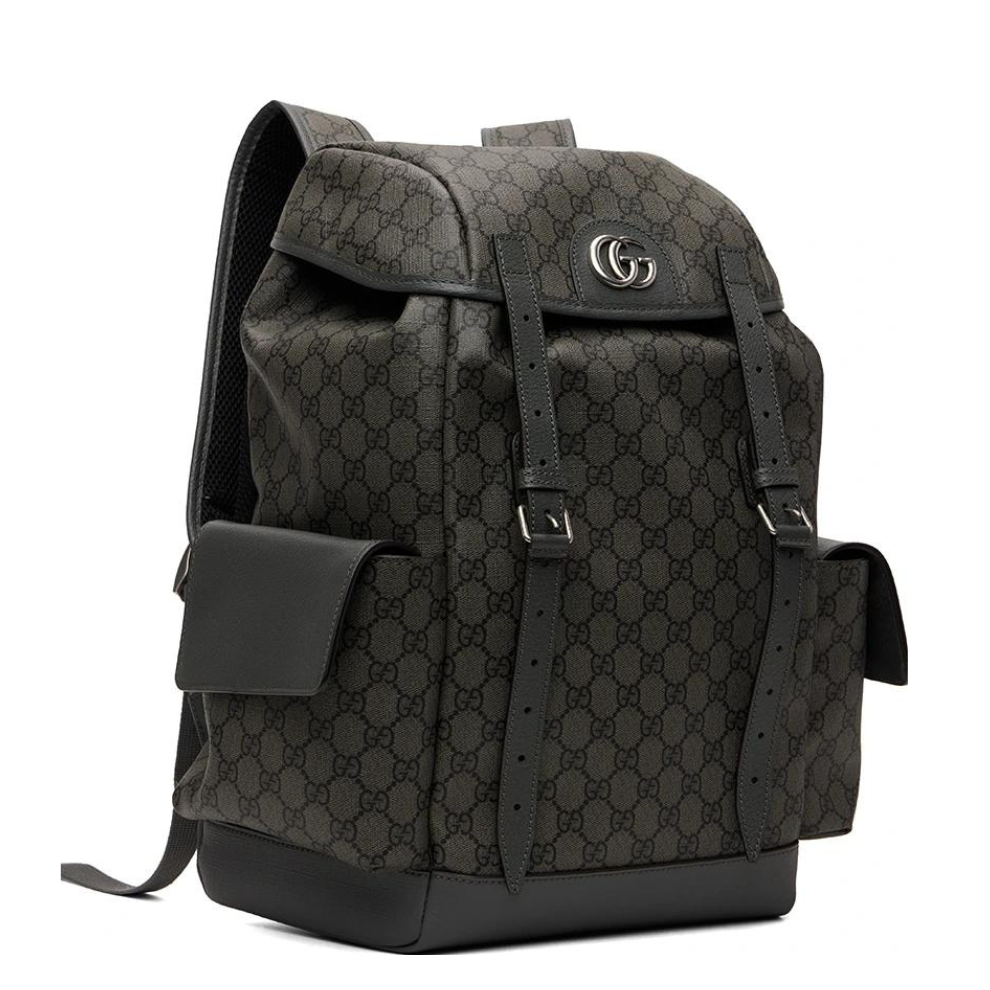 GUCCI Gray Medium Ophidia Backpack