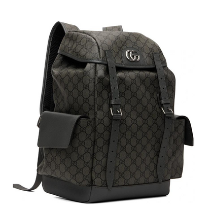 GUCCI Gray Medium Ophidia Backpack