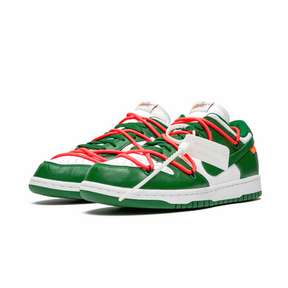 DUNK LOW "Off-White - Pine Green"