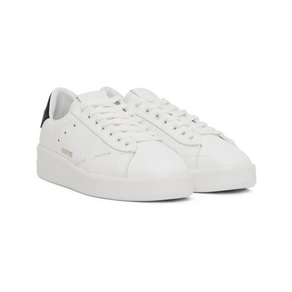 GOLDEN GOOSE White & Black Purestar Sneakers
