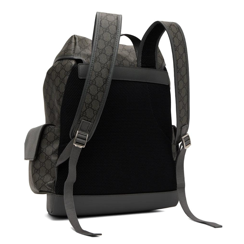 GUCCI Gray Medium Ophidia Backpack