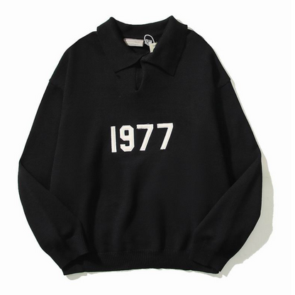 FEAR OF GOD ESSENTIALS - Logo-Appliquéd Knitted Polo Shirt - Black