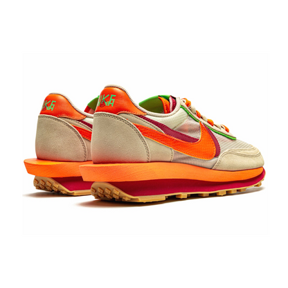 NIKE LD WAFFLE "Sacai x Clot - Net Orange Blaze"