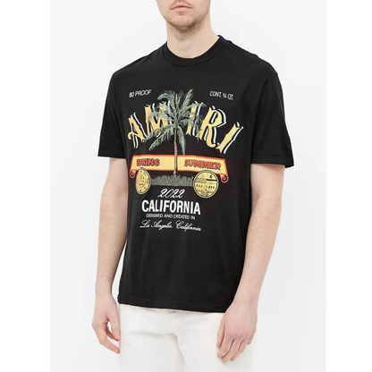 AMIRI RUM LABEL TEE BLACK