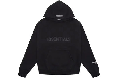 ESSENTIALS LOGO-PRINT HOODIE