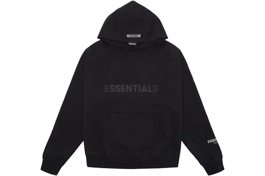 ESSENTIALS LOGO-PRINT HOODIE