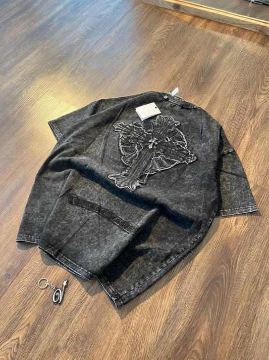 CHROME HEARTS DISTRESSED REDEMPTION TEE
