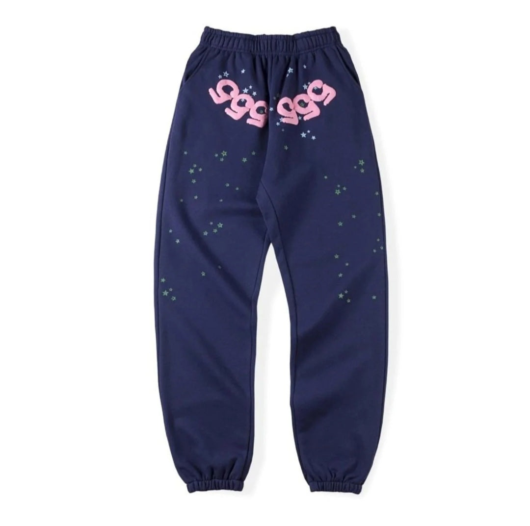 Blue Sp5der Worldwide Sweatpant