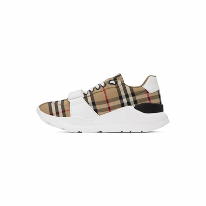 BURBERRY Beige Vintage Check Sneakers