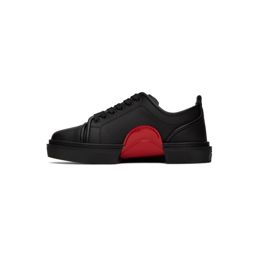 CHRISTIAN LOUBOUTIN Black Adolon Junior Sneaker