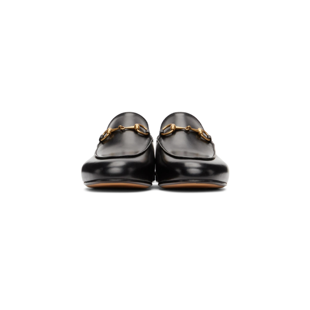 GUCCI Black Princetown Classic Loafers