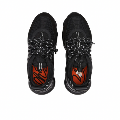VERSACE CHAIN REACTION SNEAKERS BLACK