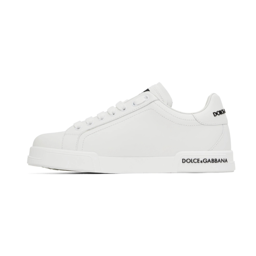 DOLCE & GABBANA White Portofino Sneakers