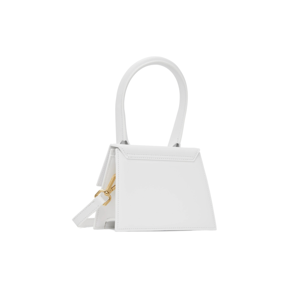 JACQUEMUS White 'Le Chiquito Moyen' Bag