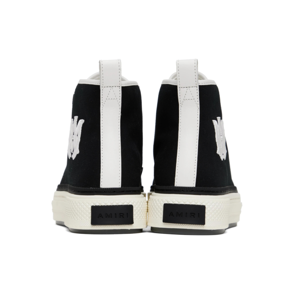 AMIRI Black & White M.A. Court Sneakers