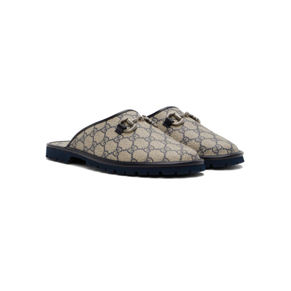 GUCCI Beige GG Loafers