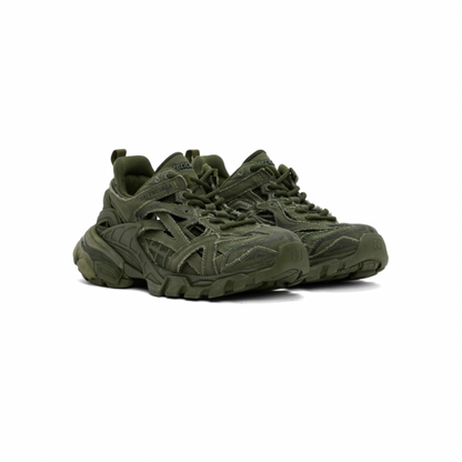 BALENCIAGA Green Track 2.0 Open Sneakers