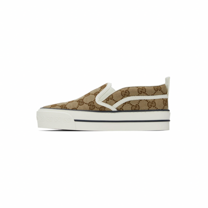 Beige 'Gucci Tennis 1977' Slip-On Sneakers