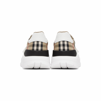 BURBERRY Beige Vintage Check Sneakers