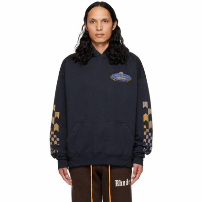 RHUDE Black Trophy Series Hoodie