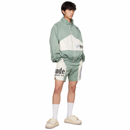 RHUDE Blue & Off-White Senna Flight Jacket
