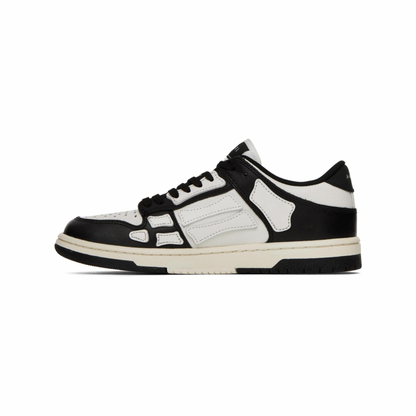 AMIRI Black & White Skel Low Sneakers