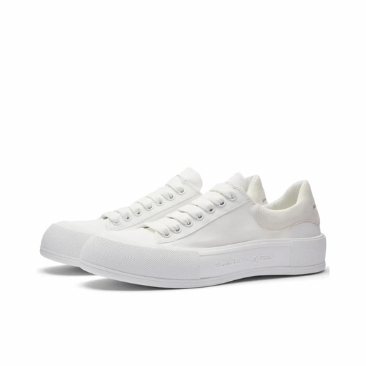 ALEXANDER MCQUEEN PLIMSOLE SNEAKER WHITE