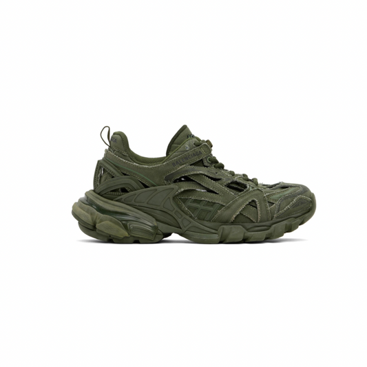 BALENCIAGA Green Track 2.0 Open Sneakers