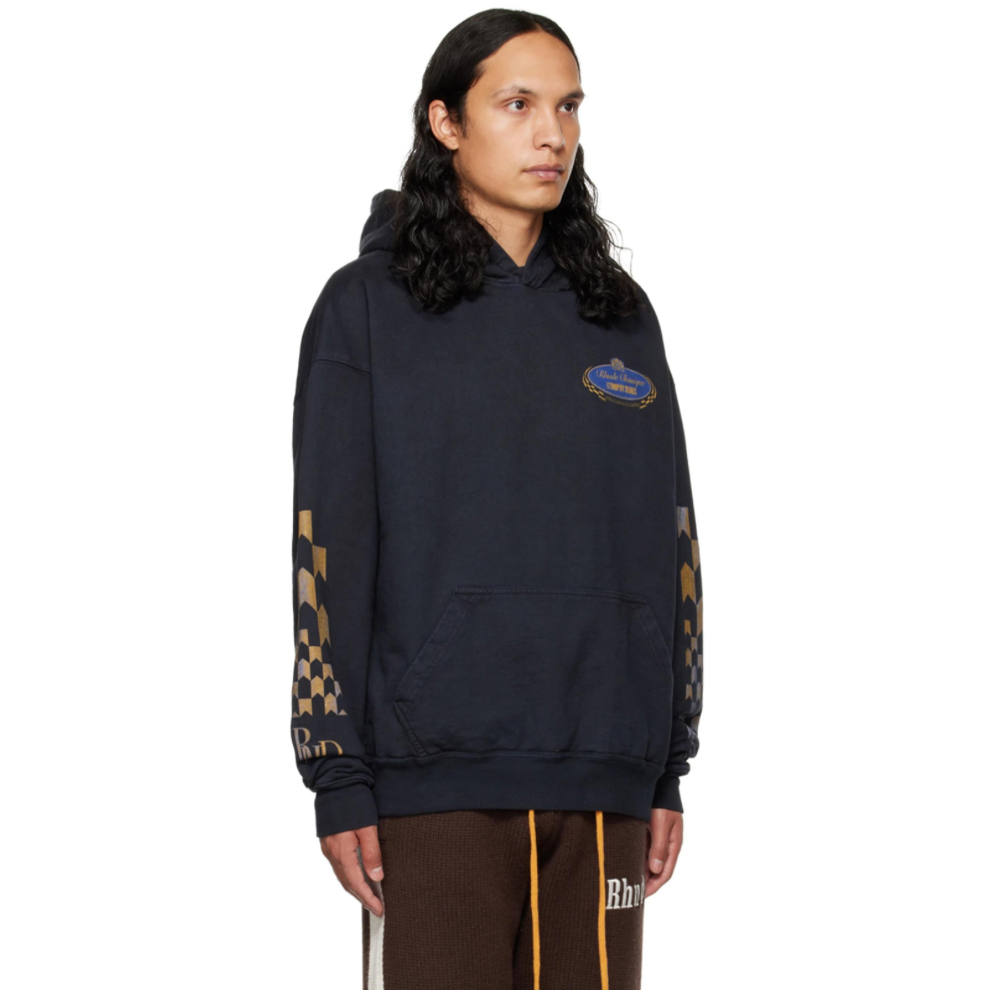RHUDE Black Trophy Series Hoodie