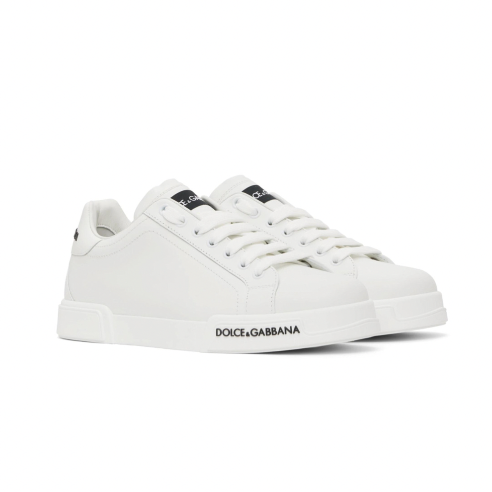DOLCE & GABBANA White Portofino Sneakers