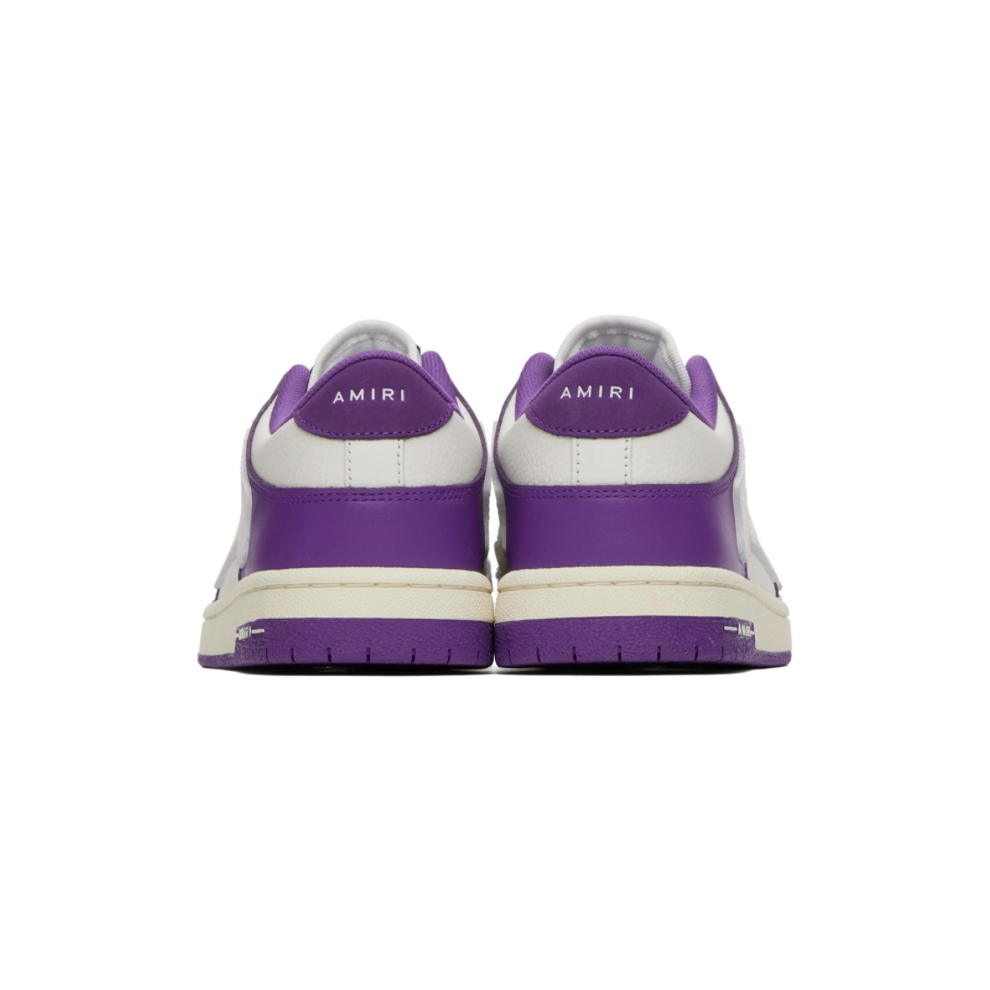 AMIRI Purple & White Skel Low Sneakers