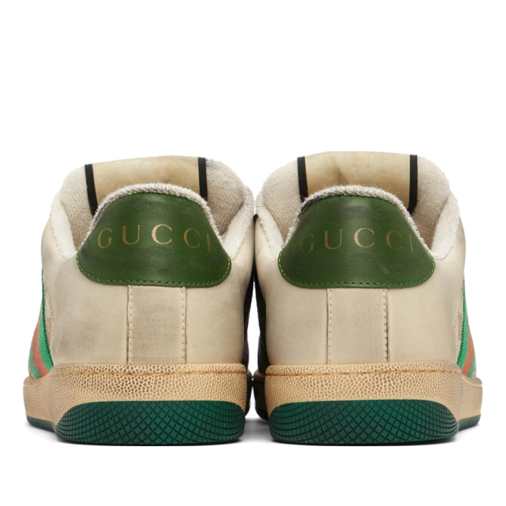 GUCCI Beige Screener GG Sneakers
