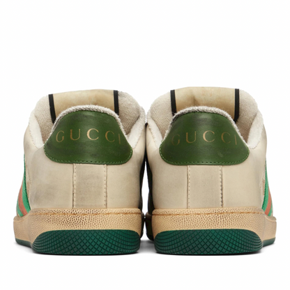 GUCCI Beige Screener GG Sneakers