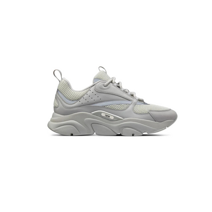 DIOR B22 GREY CALFSKIN TRAINER