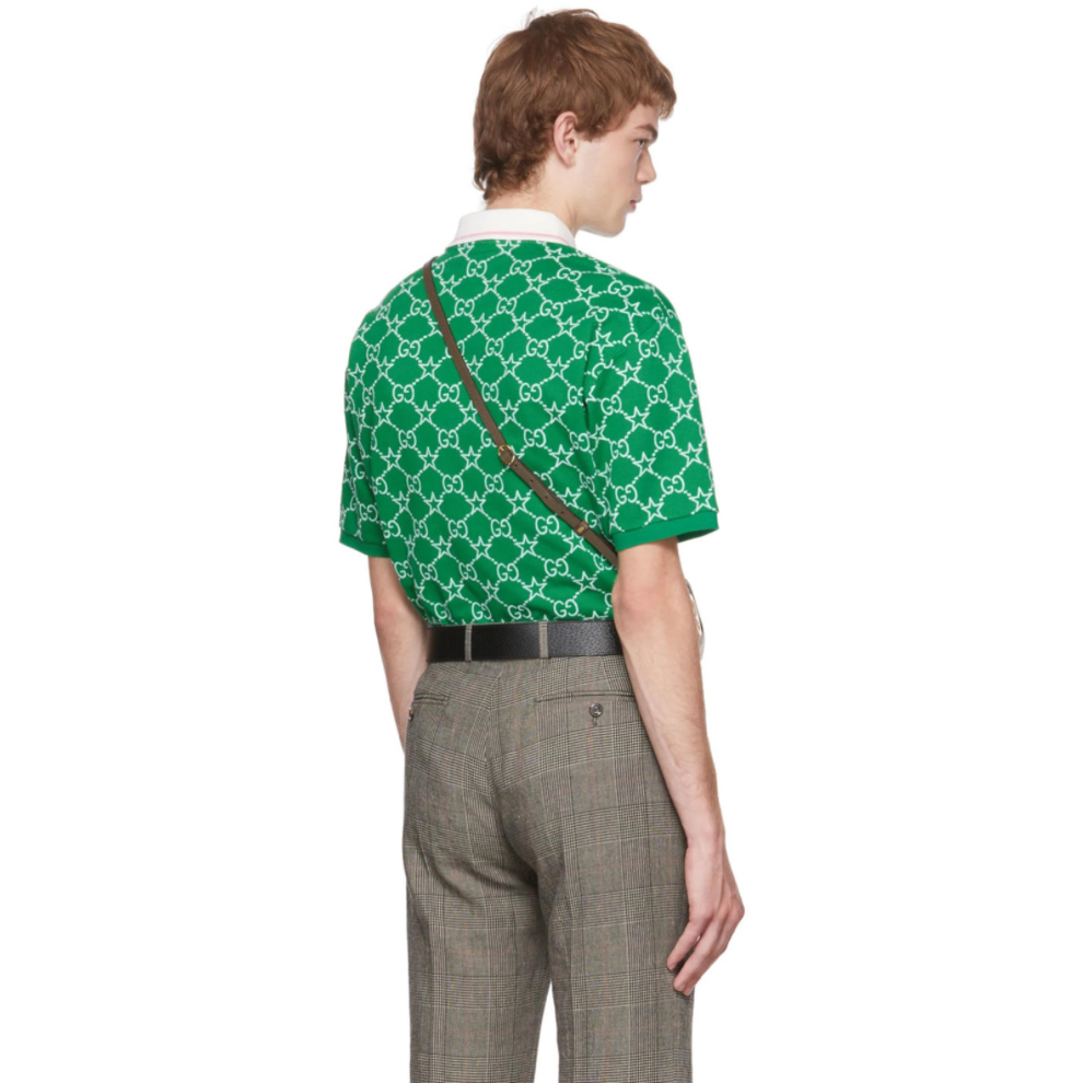 GUCCI Green GG Polo