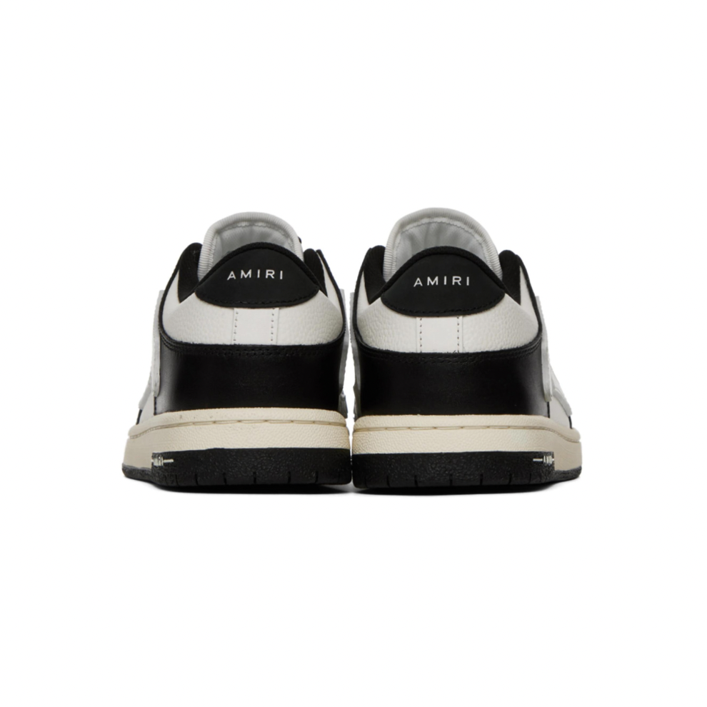 AMIRI Black & White Skel Low Sneakers