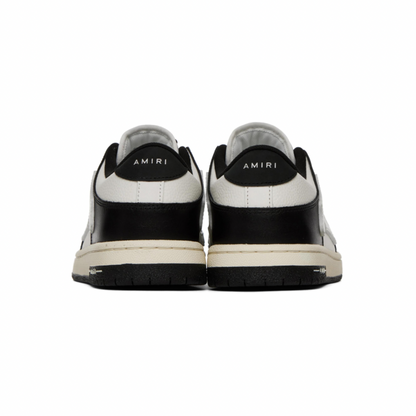 AMIRI Black & White Skel Low Sneakers