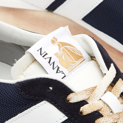 LANVIN VINTAGE RUNNING SNEAKER NAVY BLUE & WHITE
