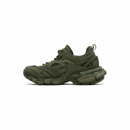 BALENCIAGA Green Track 2.0 Open Sneakers