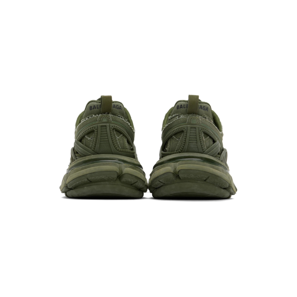 BALENCIAGA Green Track 2.0 Open Sneakers