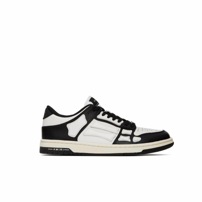 AMIRI Black & White Skel Low Sneakers