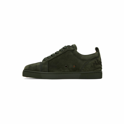 CHRISTIAN LOUBOUTIN Green Fun Louis Junior Sneakers